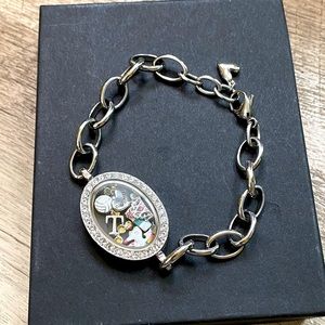 Oragami Owl Charm Bracelet & 7 Charms